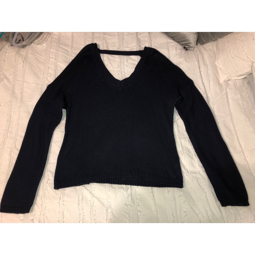 Navy Blue Aeropostale Knit Sweater